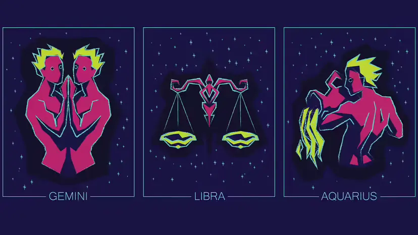 Gemini, Libra, and Aquarius are the Zodiac Signs Relating to the Air Element, as Explained by an Astrologer.